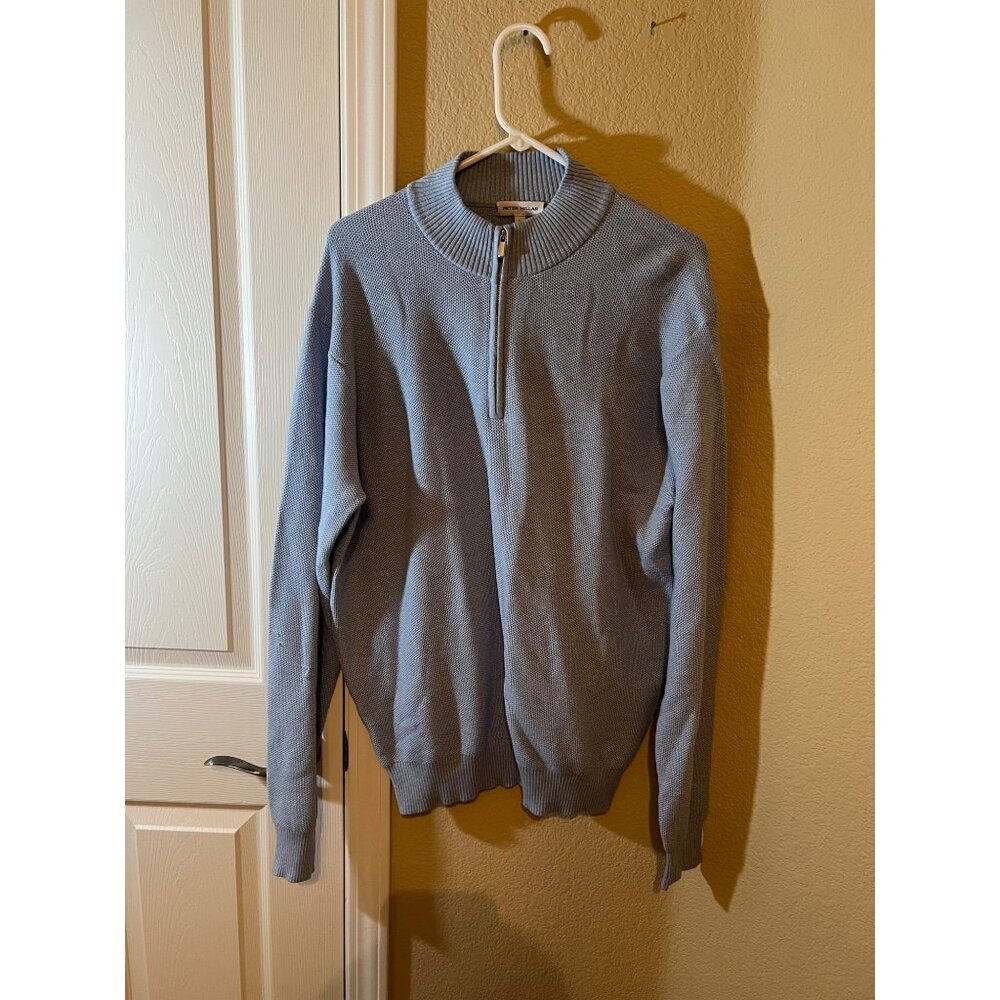 Peter MIllar Cotton‎ Wool Blend 1/4 Zip Pullover - Size L